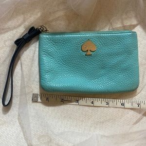 Kate Spade Turquoise Blue Wristlet